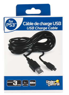 Dobíjací kábel PS3 ovládača