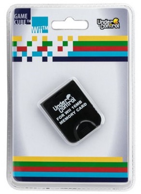 Pamäťová karta Wii 16 mb čierna