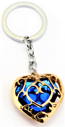 Klíčenka Zelda Heart Modrá Klíčenka Zelda Heart Modrá