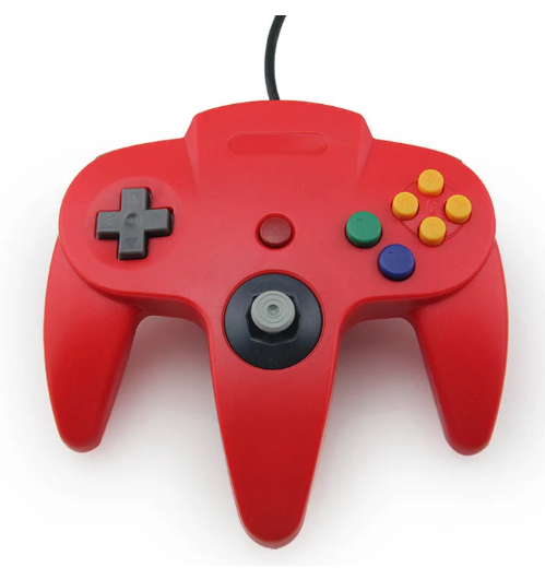 N64 ovladač červený