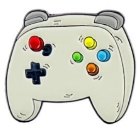 Odznak Cartoon Controller Odznak Cartoon Controller