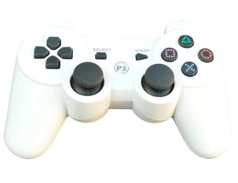 Ovladač PS3 Bluetooth bílý Ovladač PS3 Bluetooth bílý