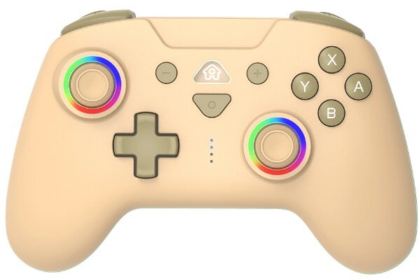 Nintendo Switch bezdrátový ovladač béžový RGB Nintendo Switch bezdrátový ovladač béžový RGB