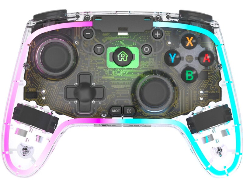 Nintendo Switch bezdrátový ovladač Cystal RGB Nintendo Switch bezdrátový ovladač Cystal RGB