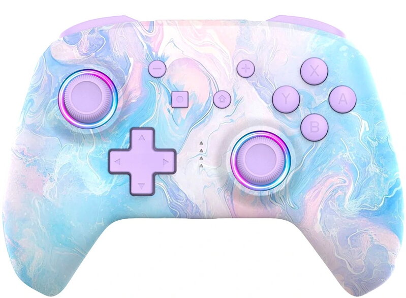Nintendo Switch bezdrátový ovladač color wave 2 RGB Nintendo Switch bezdrátový ovladač color wave 2 RGB