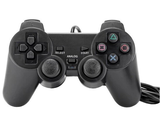 Ovladač PS2 kabelový černý Ovladač PS2 kabelový černý