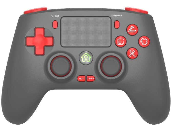 PS4 bezdrátový ovladač černo-červený PS4 bezdrátový ovladač černo-červený