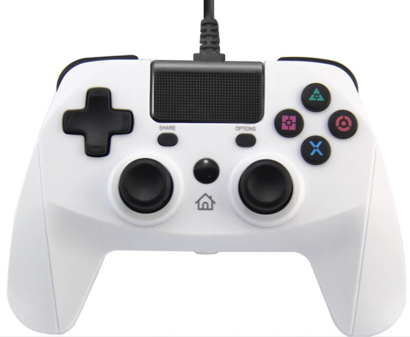 PS4 kabelový ovladač bílý PS4 kabelový ovladač bílý