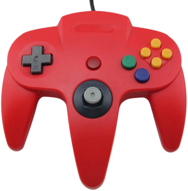 N64 ovladač červený