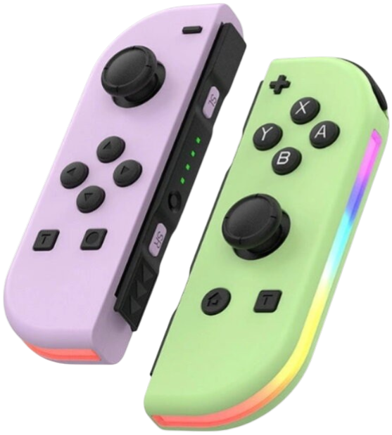 Nintendo Switch Joy-Con ovládač RGB ružovo-zelený V2