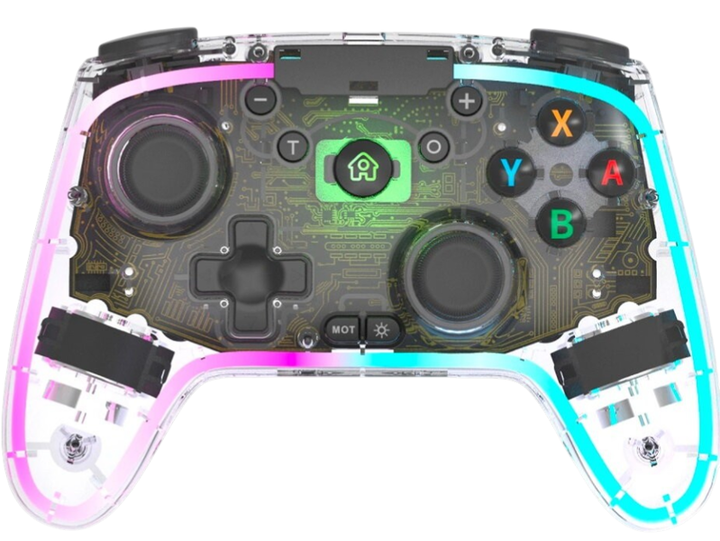 Nintendo Switch bezdrôtový ovládač kristal RGB