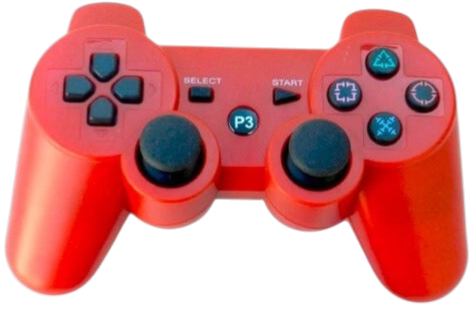 Ovládač PS3 Bluetooth červený