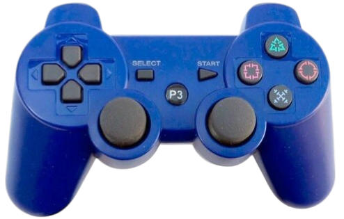 Ovládač PS3 Bluetooth modrý