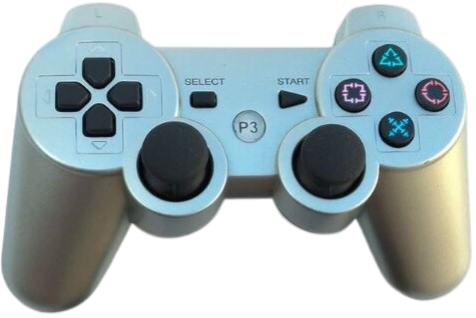 Ovládač PS3 Bluetooth strieborny