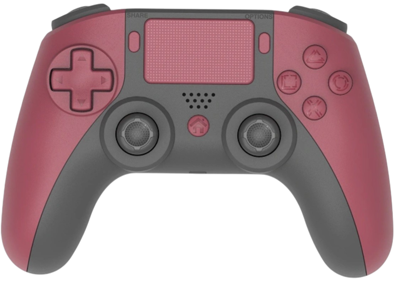 PS4 bezdrôtový ovládač červeno–čierny