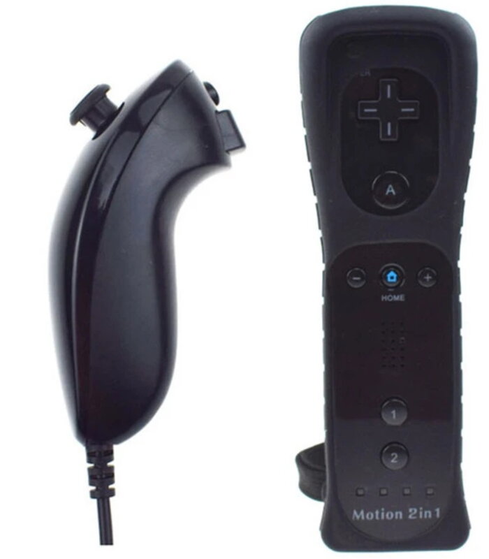 Wii Remote Controller + Nunchuck černý Wii Remote Controller + Nunchuck černý