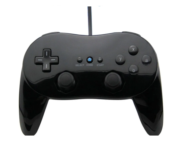 Ovladač Wii / WiiU Classic černý Ovladač Wii / WiiU Classic černý