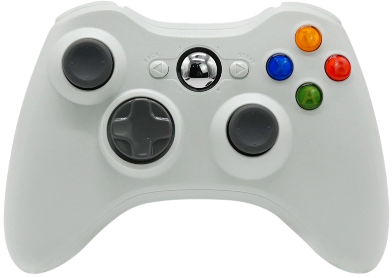 Xbox 360 bezdrôtový ovládač biely