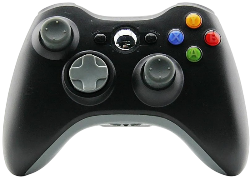 Xbox 360 bezdrôtový ovládač čierný