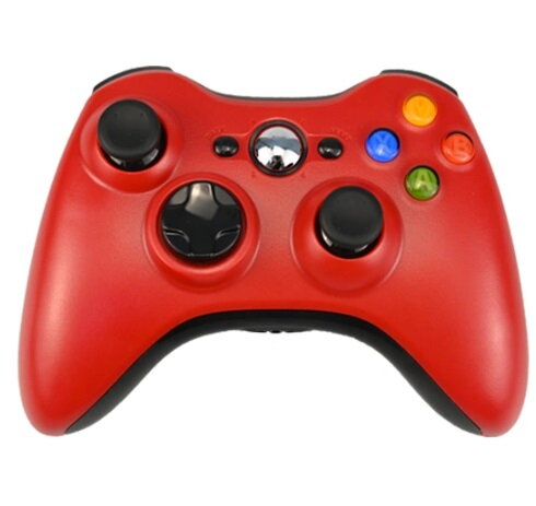 Xbox 360 bezdrátový ovladač červeno-černý Xbox 360 bezdrátový ovladač červeno-černý