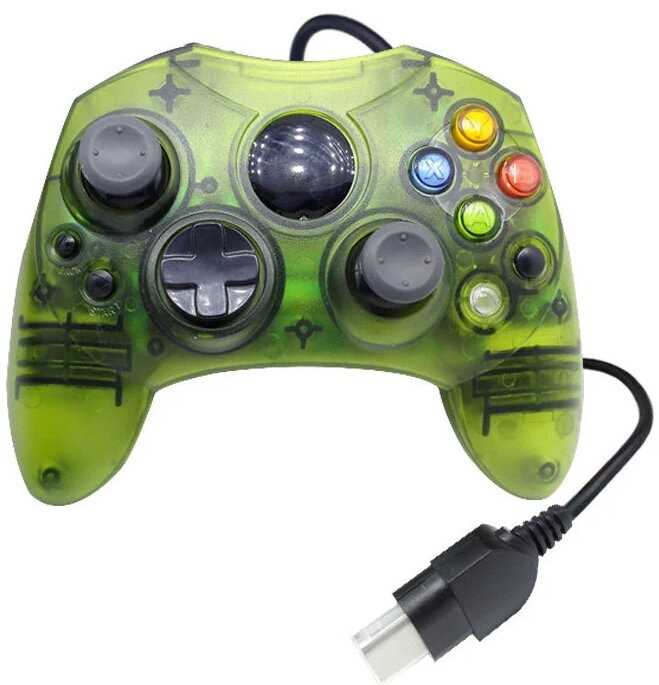 XBOX Original ovladač zelený transparent XBOX Original ovladač zelený transparent