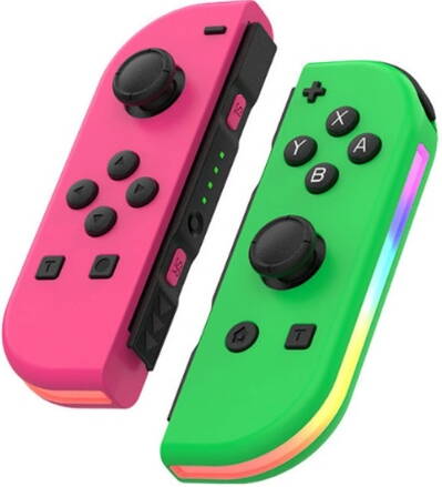 Nintendo Switch Joy-Con ovladač RGB růžovo-zelený
