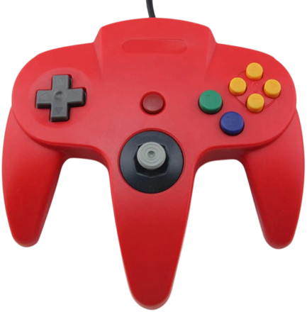 N64 ovladač červený