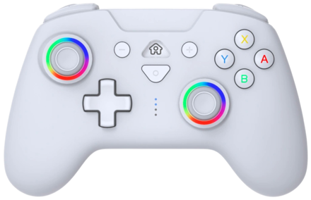 Nintendo Switch bezdrôtový ovládač biely RGB