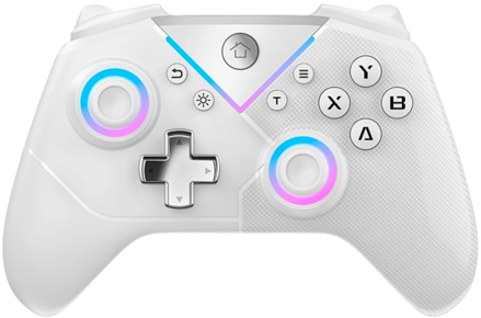 Nintendo Switch bezdrôtový ovládač Elite biely RGB