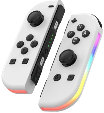 Nintendo Switch Joy-Con ovládač RGB biely
