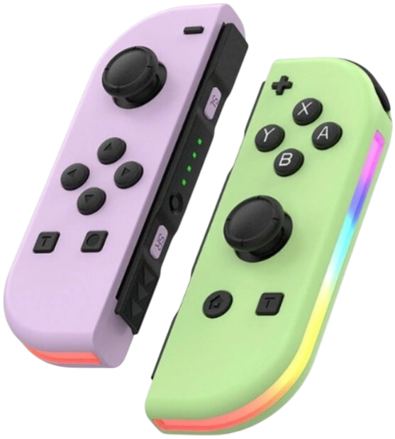 Nintendo Switch Joy-Con ovládač RGB ružovo-zelený V2