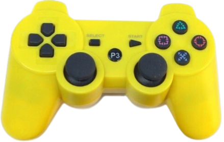 Ovládač PS3 Bluetooth žltý