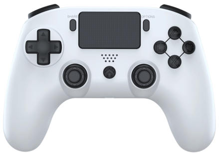 PS4 bezdrôtový ovládač biely