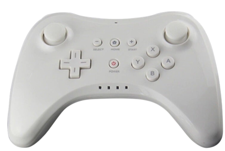 WII U bezdrôtový ovládač biely