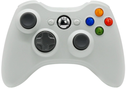 Xbox 360 bezdrôtový ovládač biely