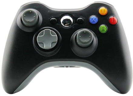 Xbox 360 bezdrôtový ovládač čierný