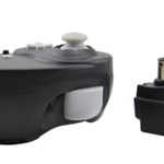 Gamecube bezdrátový 2,4 GHZ ovladač černý