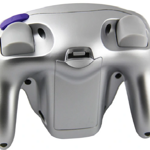 Gamecube bezdrátový 2,4 GHZ ovladač štříbrný