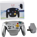 Gamecube bezdrátový 2,4 GHZ ovladač štříbrný