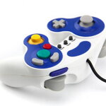 Gamecube ovladač modro-bílý