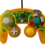 Gamecube ovladač oranžový transparentní