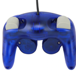 Gamecube ovladač modrý crystal