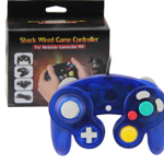 Gamecube ovladač modrý crystal