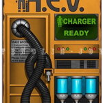 Plechová cedule Half Life H.E.V. Charger 20x30 cm Plechová cedule Half Life H.E.V. Charger 20x30 cm