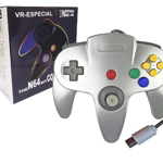 N64 stříbrný ovladač