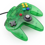 N64 zelený transparentní ovladač
