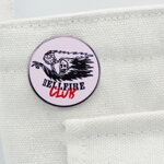 Odznak Hellfire Club skull Odznak Hellfire Club skull