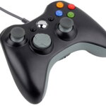 Xbox 360 kabelový ovladač černý Xbox 360 kabelový ovladač černý