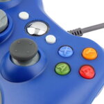 Xbox 360 kabelový ovladač modrý Xbox 360 kabelový ovladač modrý