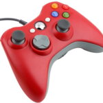 Xbox 360 kabelový ovladač červený Xbox 360 kabelový ovladač červený